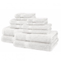 Cotton hotel bath towel set custom logo towel